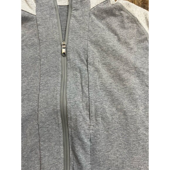 Lululemon Hoodie Mens XL Gray Full Zip Pullover Sweater Long Sleeve Outdoors - Picture 4 of 12
